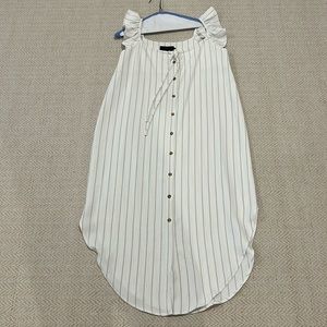 Hatch maternity ruffle sleeve dress